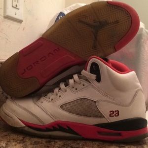 Jordan Fire red fives